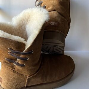 Vintage UGG Mens 12 Shearling Boots Leather  Constantine workwear camping wool